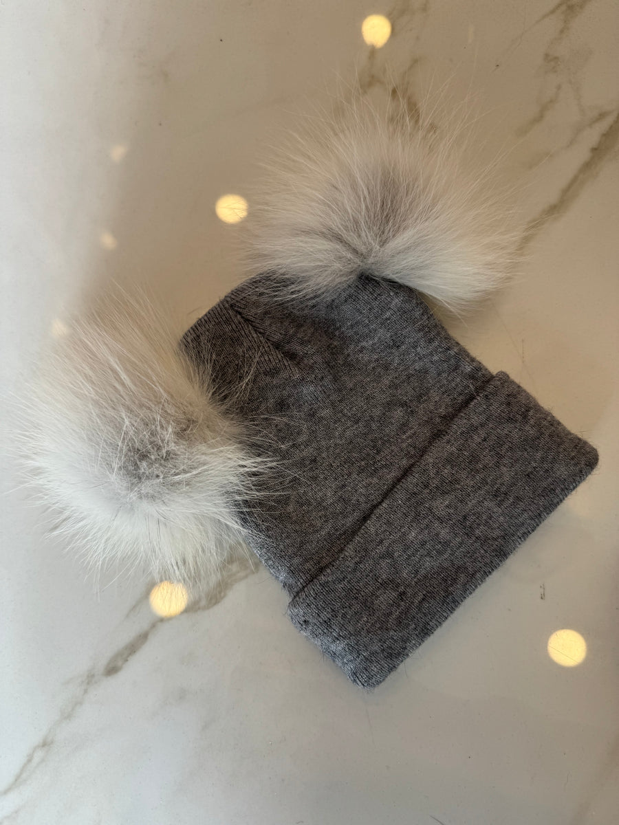 Pelliccia Di Volpe Finta Bobble Pom Pom Fur Ball Per Cappelli - Foto 4