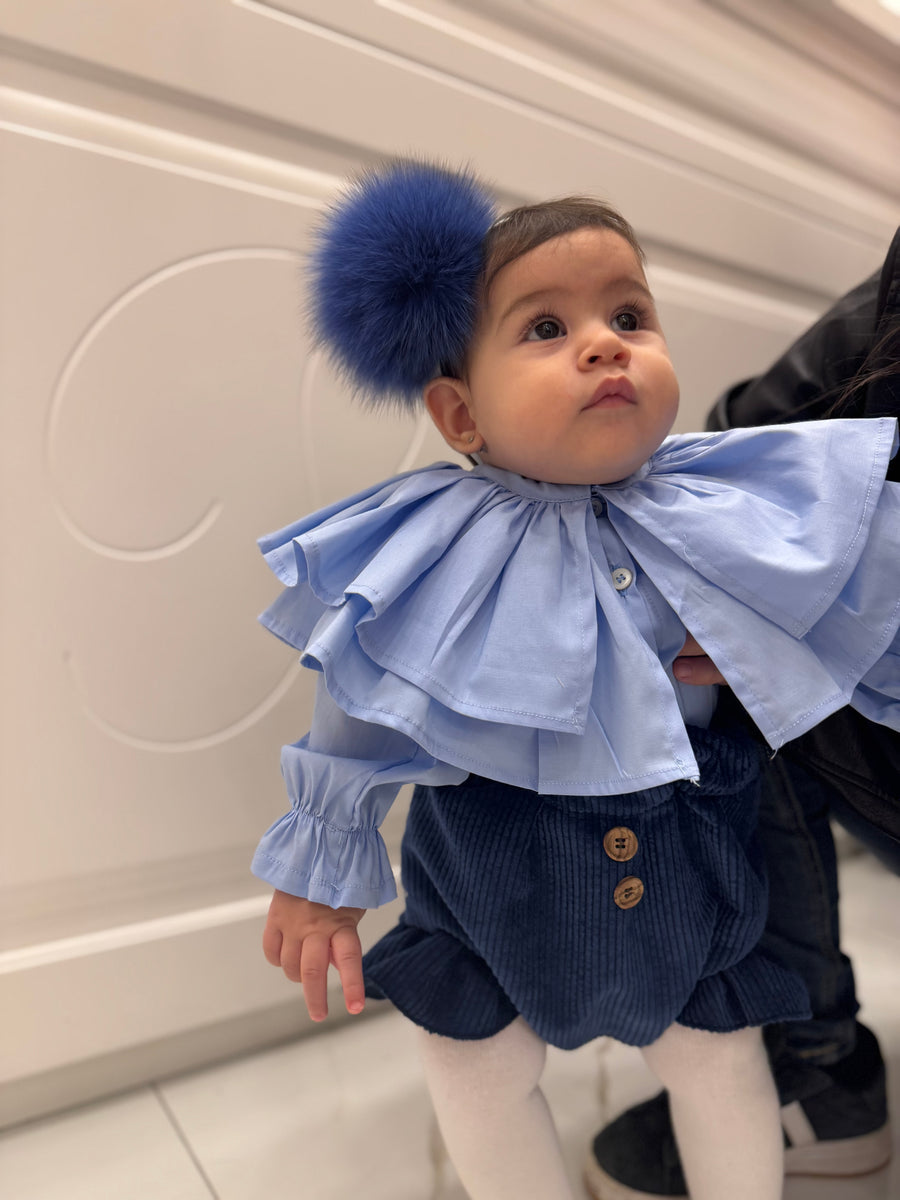 Camicia doppio collettone & Braga a costine