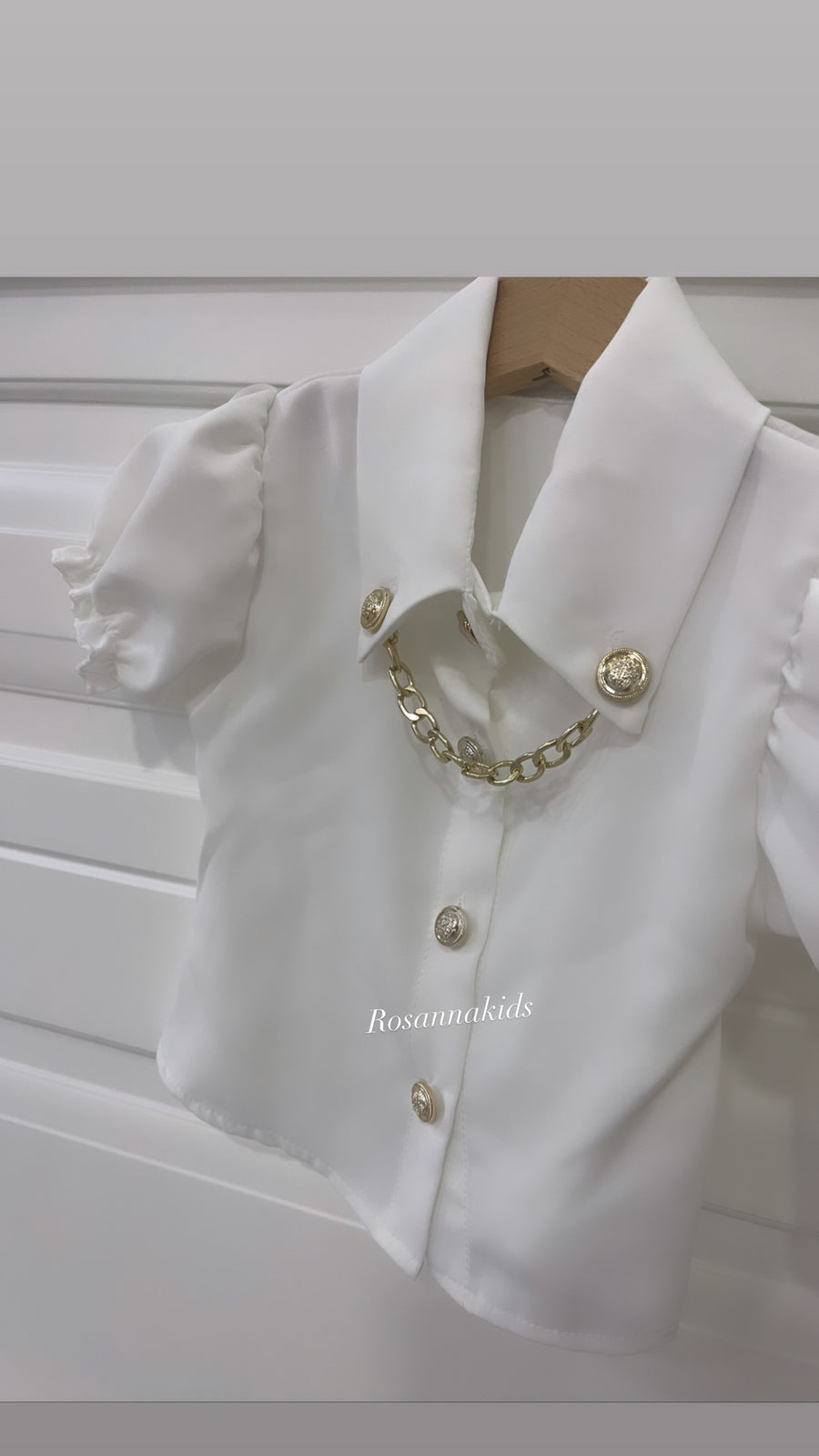 Camicia con catena oro